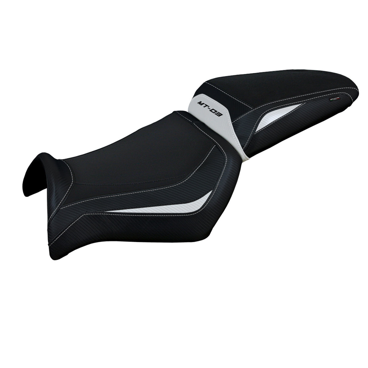 Yamaha MT-03 FZ03 2006-2014 Seat Cover Tappezzeria Italia Comfort in White