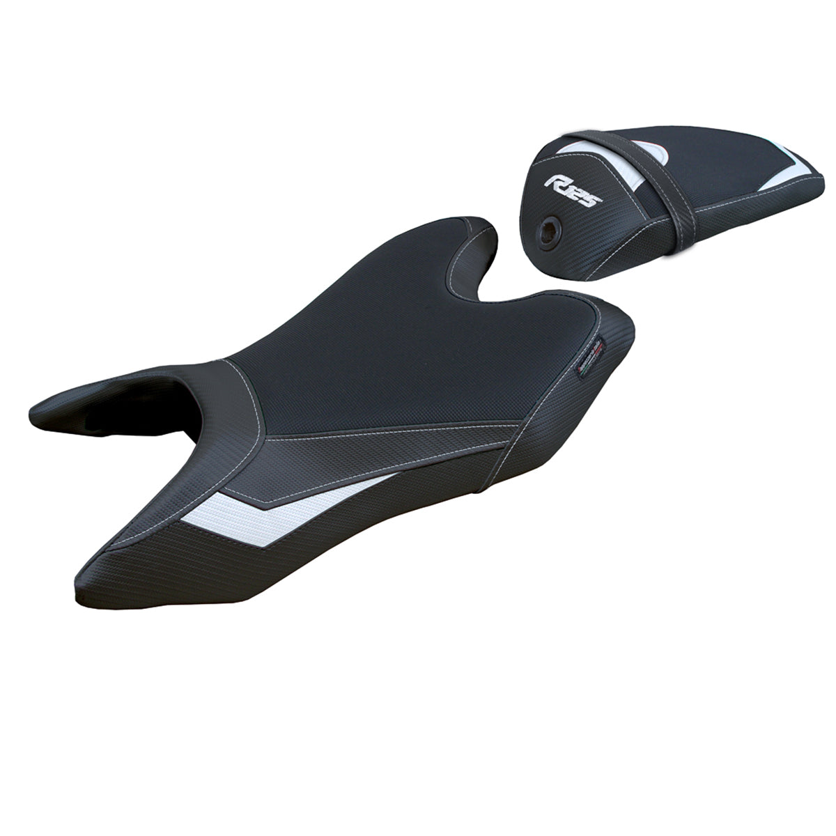 Yamaha YZF R125 2019-2023 Seat Cover Tappezzeria Italia Comfort in White