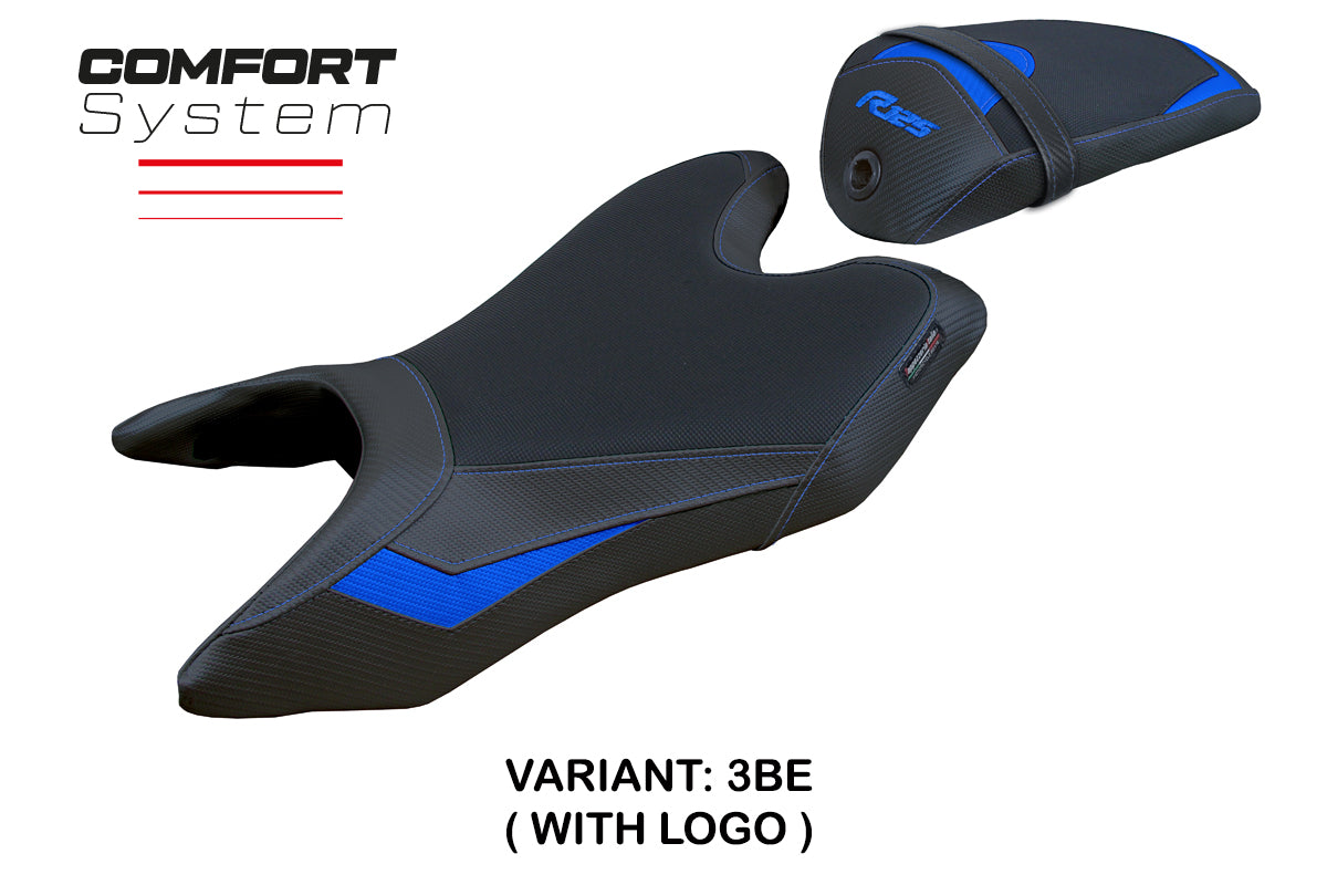 Yamaha YZF R125 2019-2023 Seat Cover Tappezzeria Italia Comfort in Blue