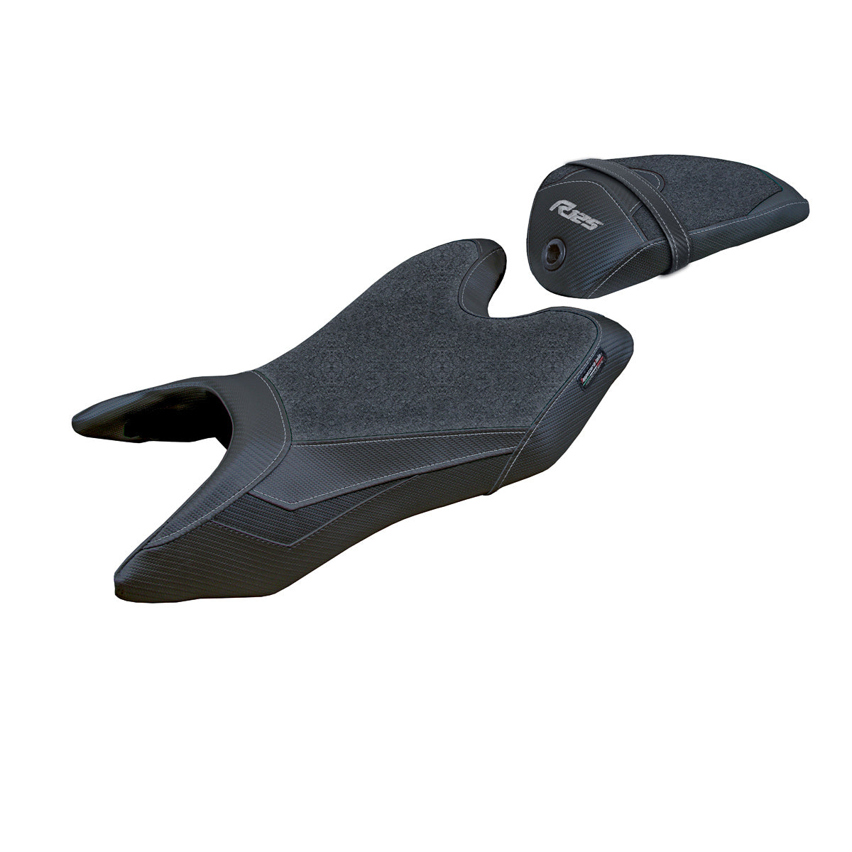 Yamaha YZF R125 2019-2023 Seat Cover Tappezzeria Italia Ultragrip in Black