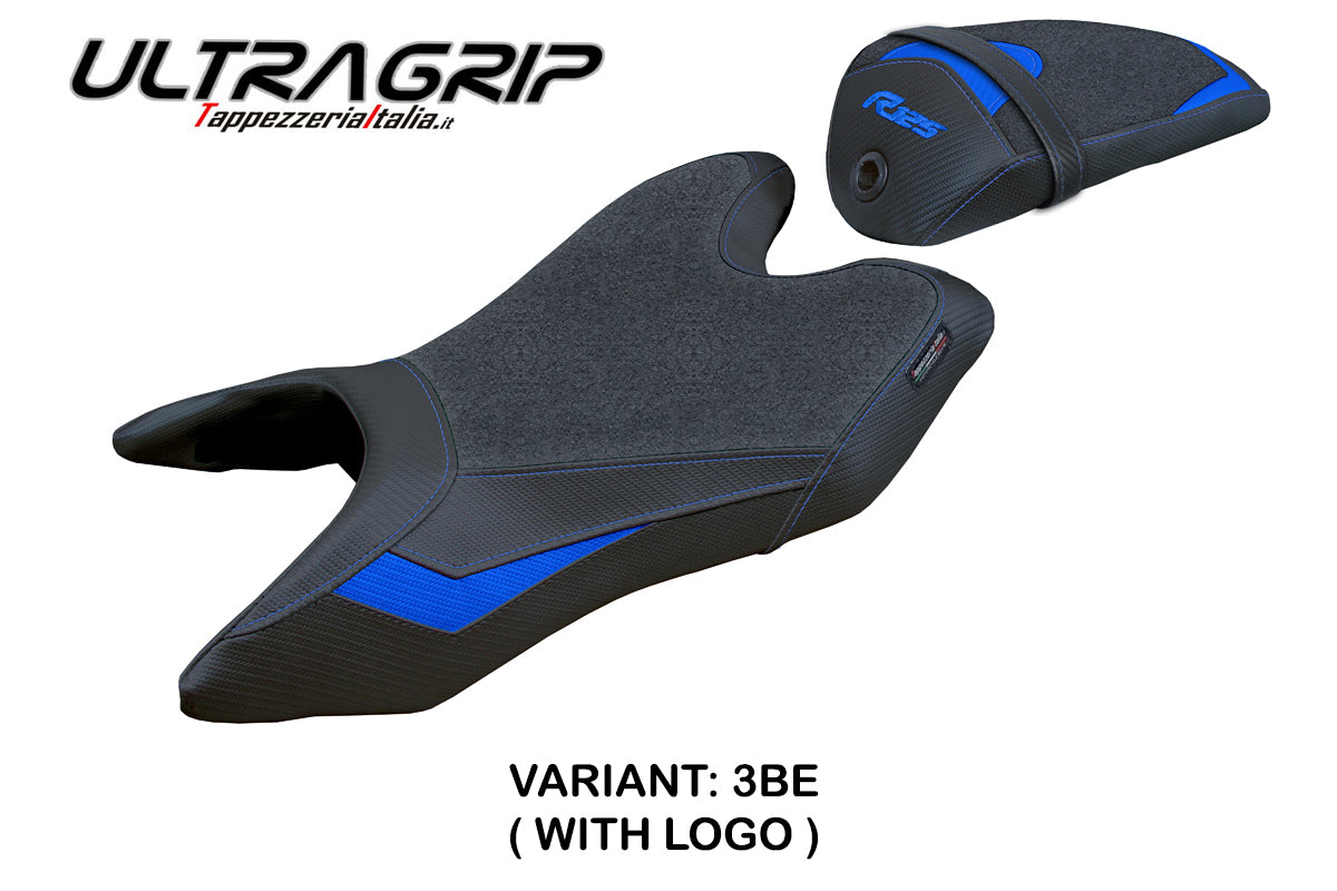 Yamaha YZF R125 2019-2023 Seat Cover Tappezzeria Italia Ultragrip in Blue