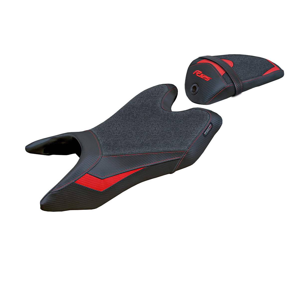 Yamaha YZF R125 2019-2023 Seat Cover Tappezzeria Italia Ultragrip in Red