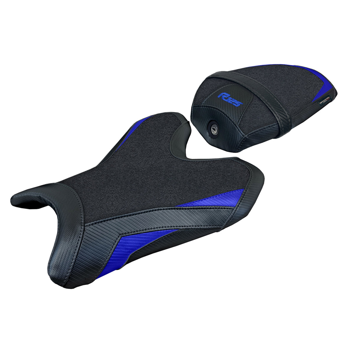 Yamaha R125 2024 Seat Cover Tappezzeria Ultragrip Blue Black
