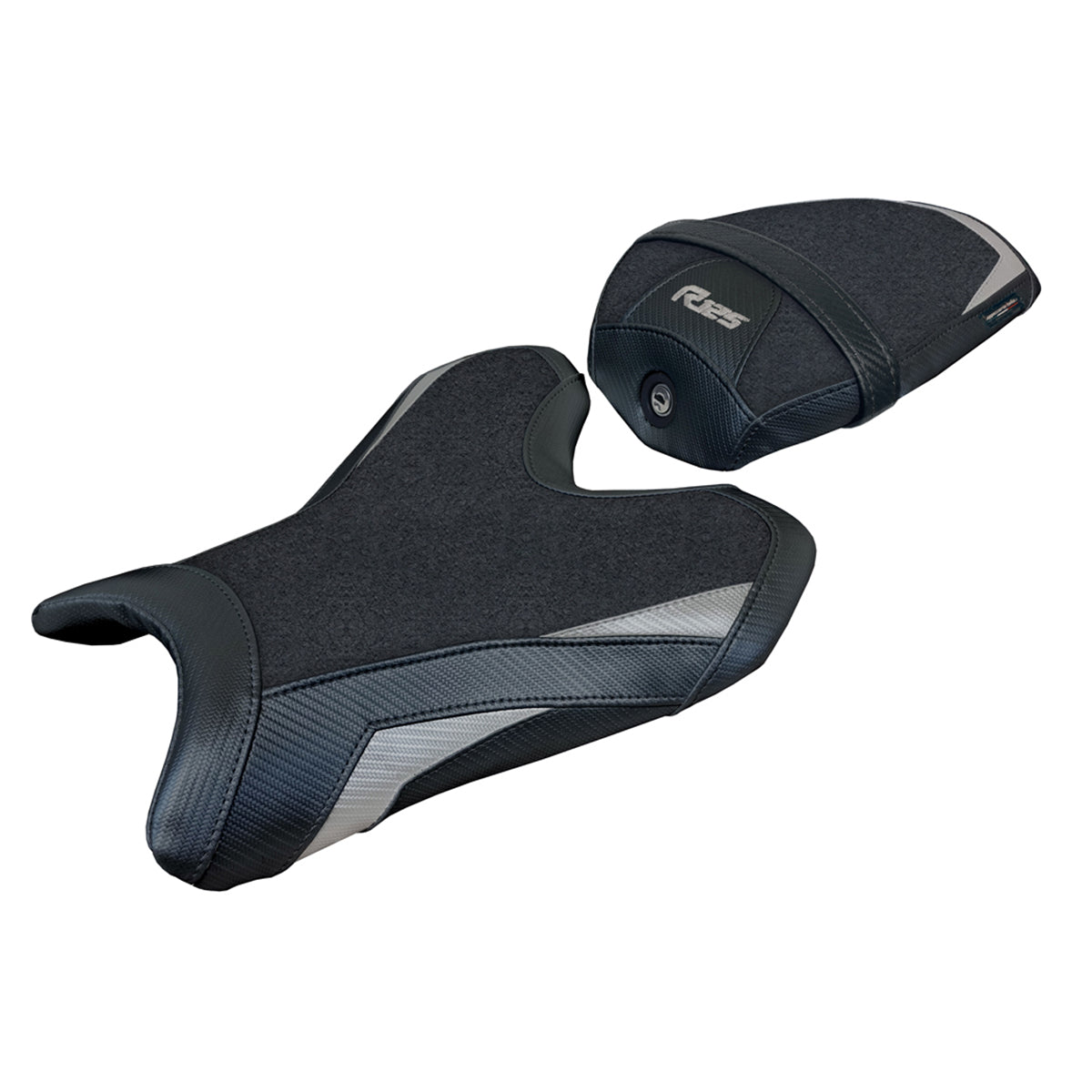 Yamaha R125 2024 Seat Cover Tappezzeria Ultragrip Grey Black