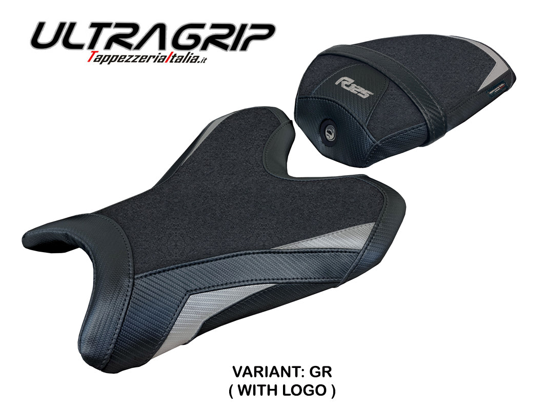 Yamaha R125 2024 Seat Cover Tappezzeria Ultragrip Grey Black