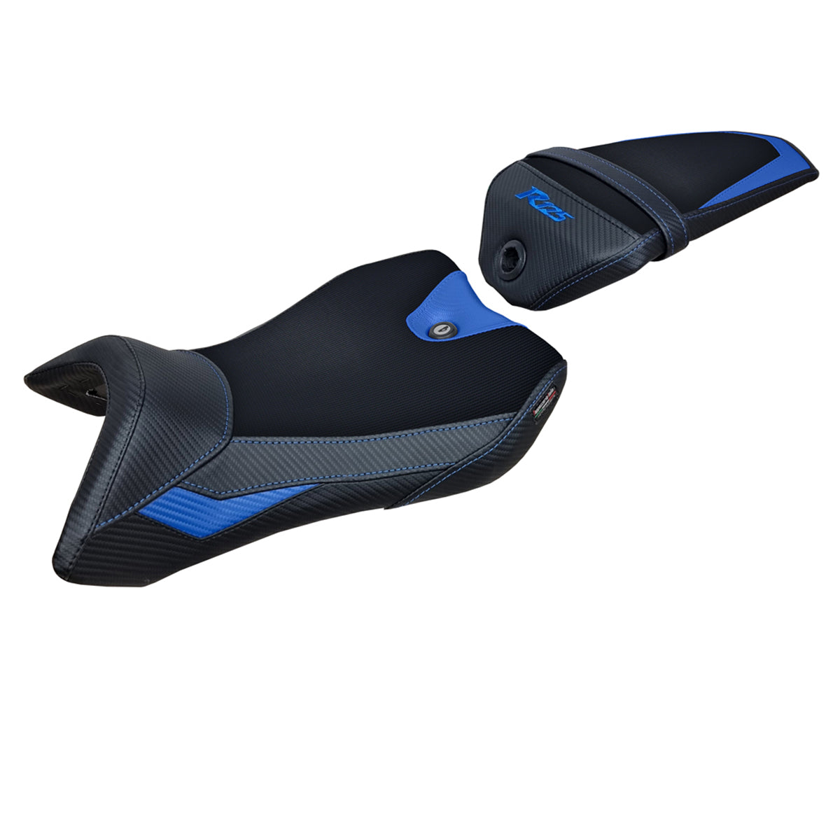 Yamaha YZF R125 2016-2018 Seat Cover Tappezzeria Italia in Blue and Black