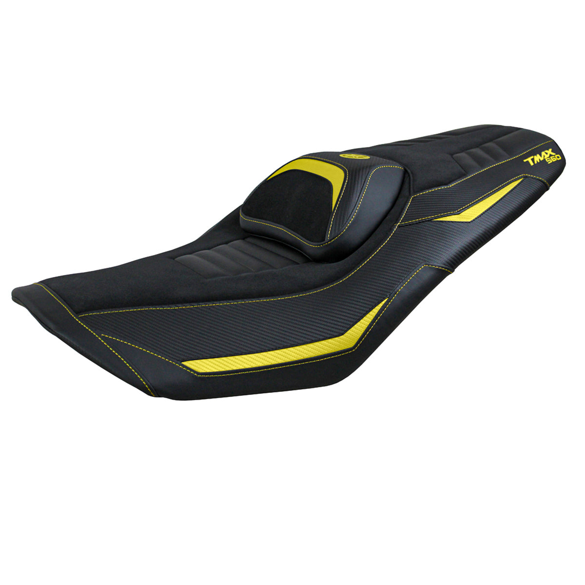 Yamaha T-Max 560 2022-2025 Seat Cover Tappezzeria Italia in Yellow and Black