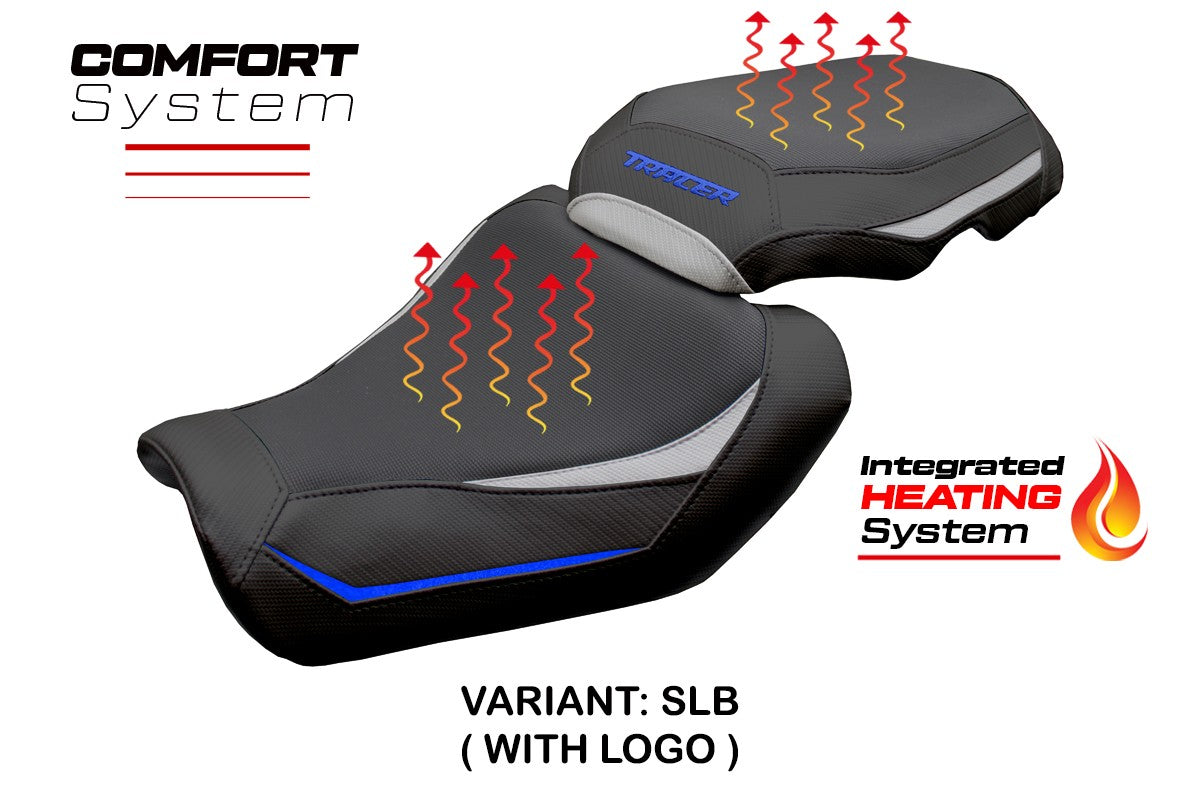 Yamaha Tracer 9 / 9 GT 2025 Seat Cover Tappezzeria Heating Comfort Silver Blue