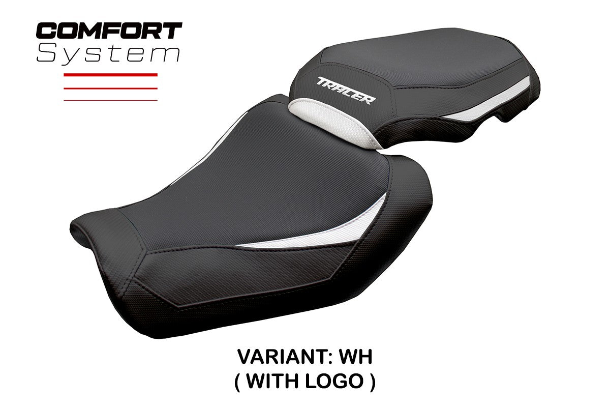 Yamaha Tracer 9 / 9 GT 2025 Seat Cover Tappezzeria Comfort White Black