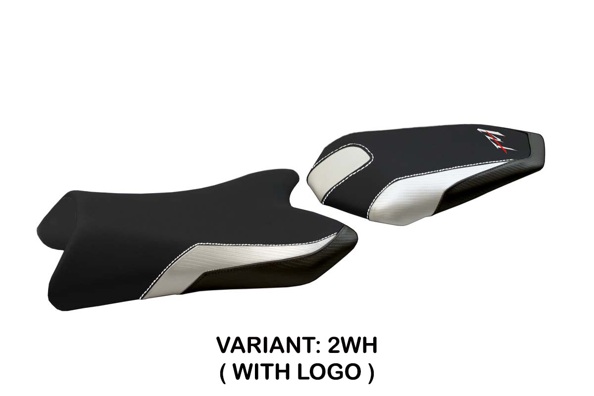 Yamaha FZ1 2006-2016 Seat Cover Tappezzeria Italia in White and Black