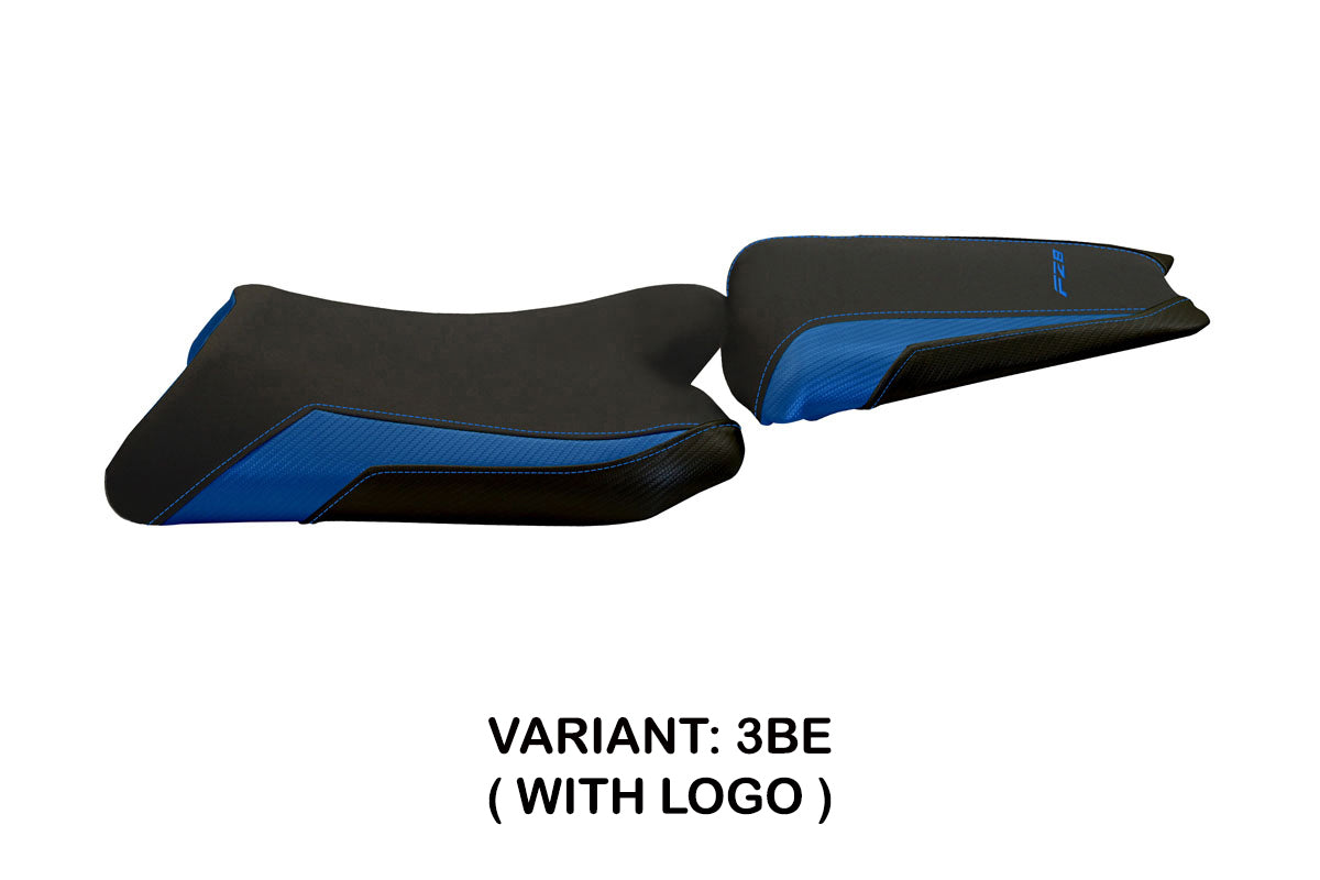 Yamaha FZ8 2010-2016 Seat Cover Tappezzeria Italia in Blue and Black