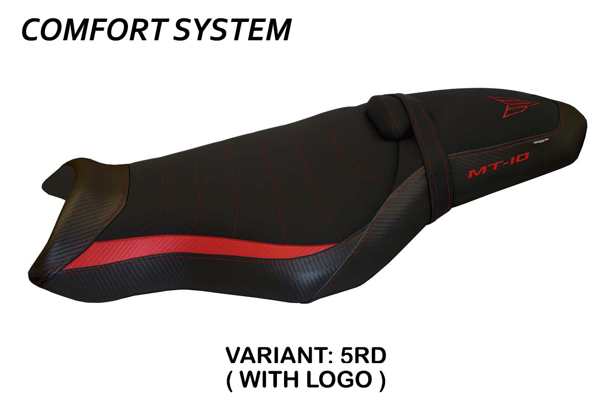 Yamaha MT-10 FZ10 2017-2025 Seat Cover Tappezzeria Italia Comfort in Red