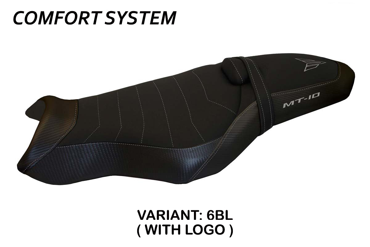Yamaha MT-10 FZ10 2017-2025 Seat Cover Tappezzeria Italia Comfort in Black
