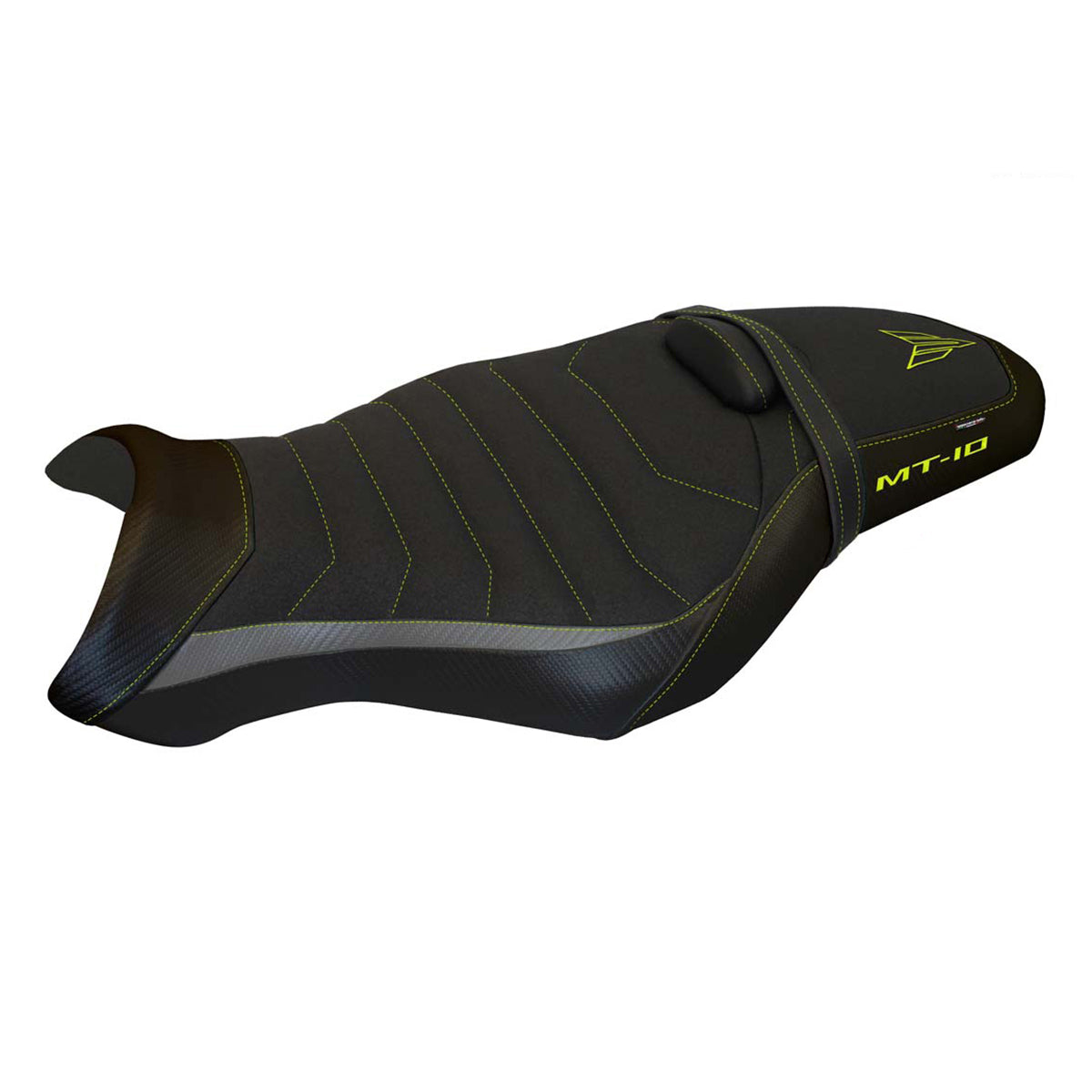 Yamaha MT-10 FZ10 2017-2025 Seat Cover Tappezzeria Italia Ultragrip in Grey and Yellow