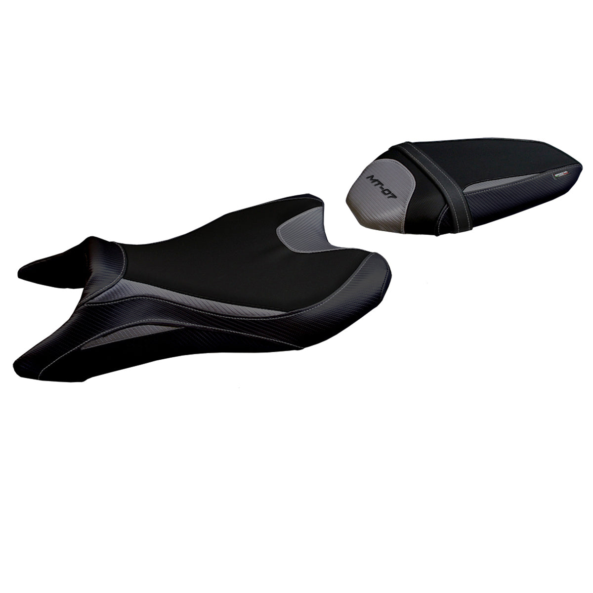 Yamaha MT-07 FZ07 2018-2024 Seat Cover Tappezzeria Italia in Grey and Black