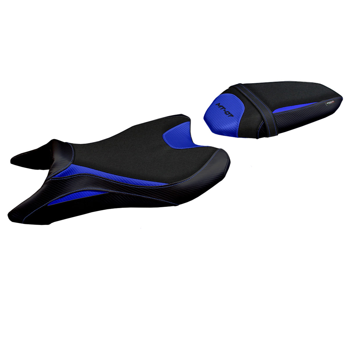 Yamaha MT-07 FZ07 2018-2024 Seat Cover Tappezzeria Italia Ultragrip in Blue