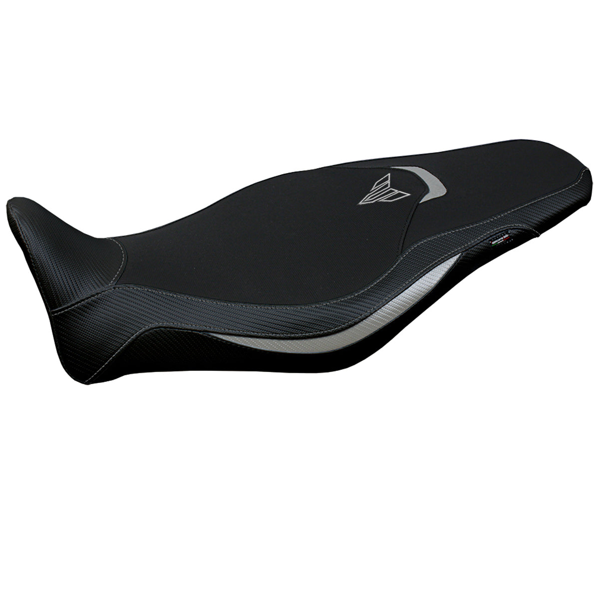 Yamaha MT-09 FZ09 2021-2023 Seat Cover Tappezzeria Italia in Silver and Black