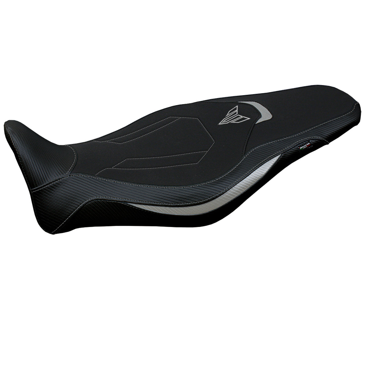 Yamaha MT-09 FZ09 2021-2023 Seat Cover Tappezzeria Italia Comfort in Silver and Black