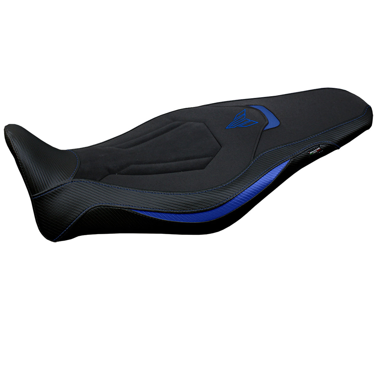 Yamaha MT-09 FZ09 2021-2023 Seat Cover Tappezzeria Italia Ultragrip in Blue and Black