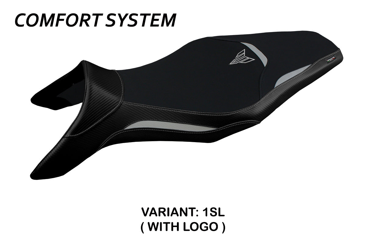 Yamaha MT-09 FZ09 2013-2020 Seat Cover Tappezzeria Italia Comfort in Silver