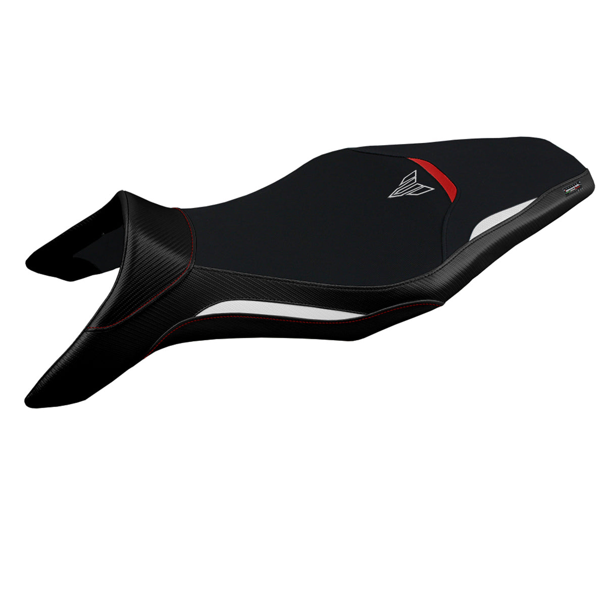 Yamaha MT-09 FZ09 2013-2020 Seat Cover Tappezzeria Italia in White and Red