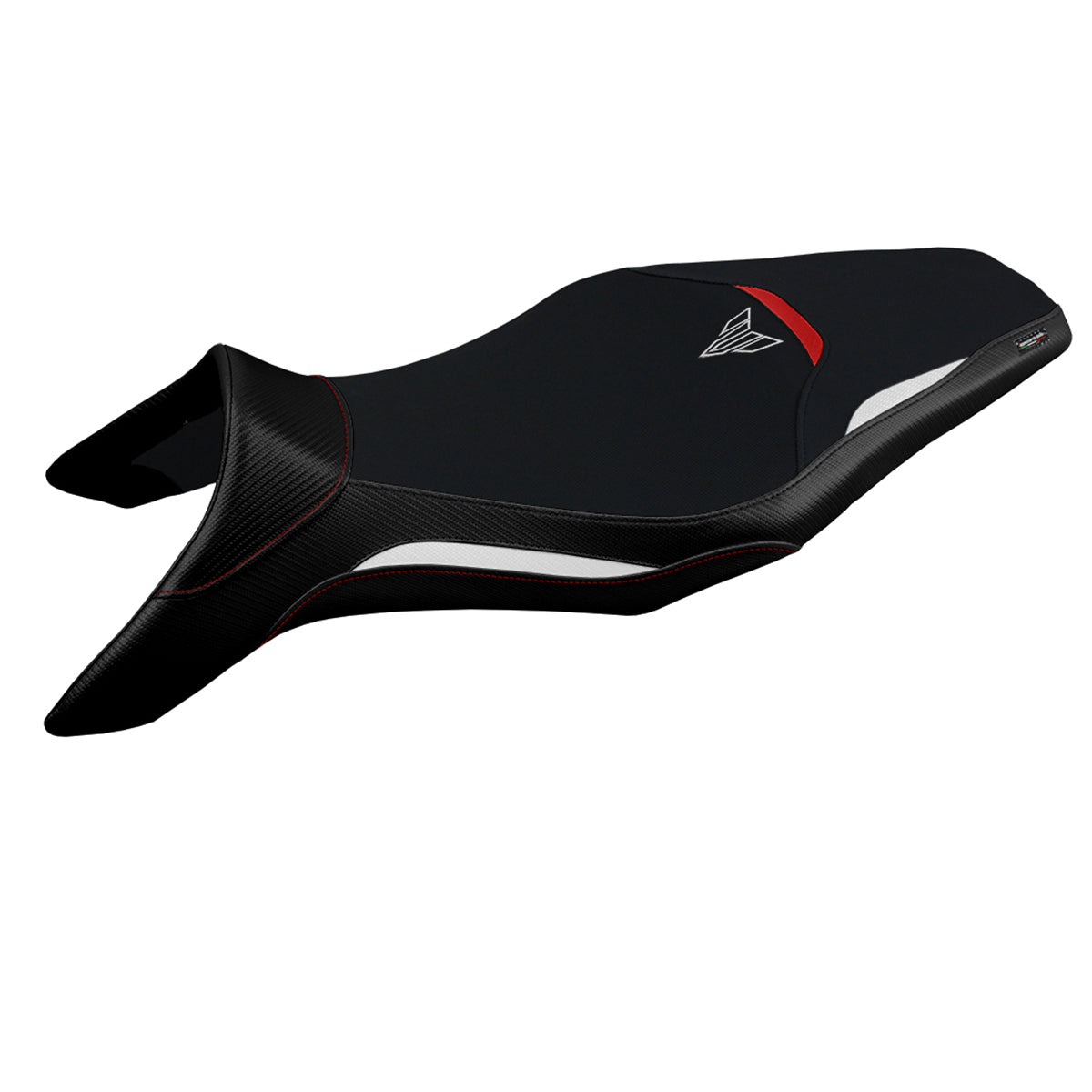 Yamaha MT-09 FZ09 2013-2020 Seat Cover Tappezzeria Italia Comfort in White and Red