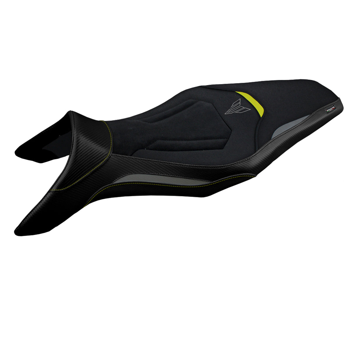 Yamaha MT-09 FZ09 2013-2020 Seat Cover Tappezzeria Italia Ultragrip in Grey and Yellow