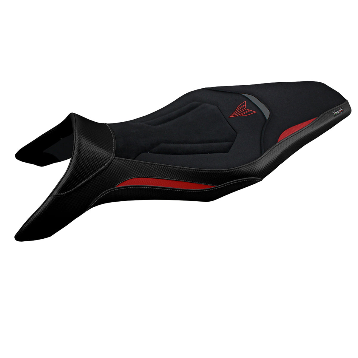 Yamaha MT-09 FZ09 2013-2020 Seat Cover Tappezzeria Italia Ultragrip in Red and Grey