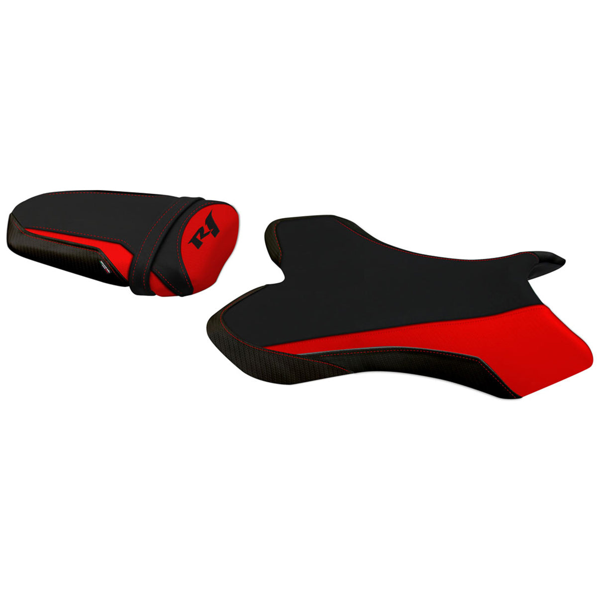 Yamaha YZF R1 2004-2006 Seat Cover Tappezzeria Italia in Red and Black