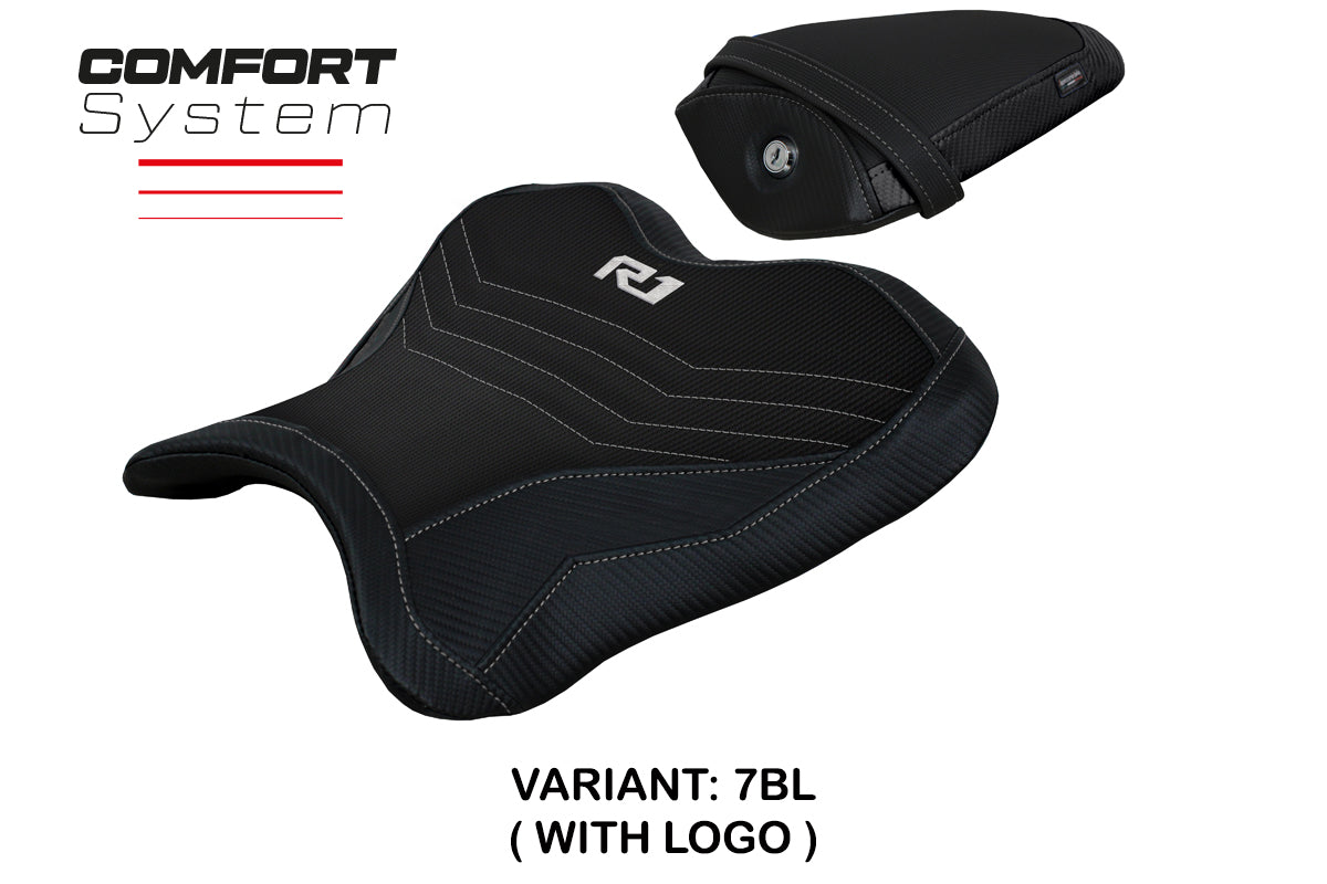 Yamaha YZF R1 2015-2025 Seat Cover Tappezzeria Italia Comfort in Black