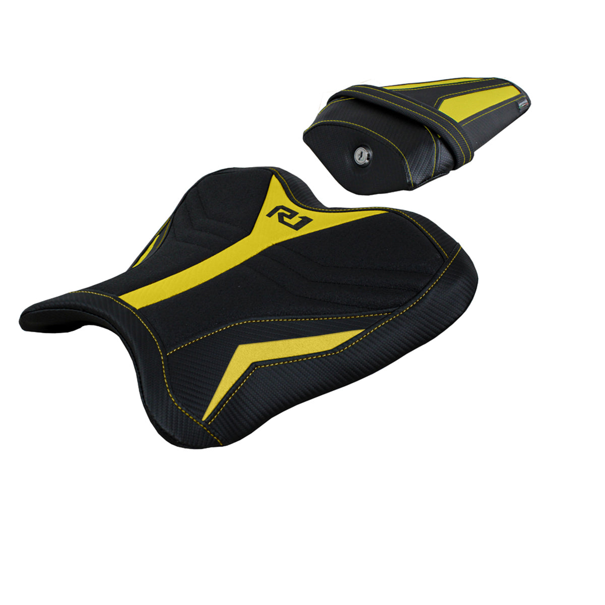 Yamaha YZF R1 2015-2025 Seat Cover Tappezzeria Italia Ultragrip in Yellow