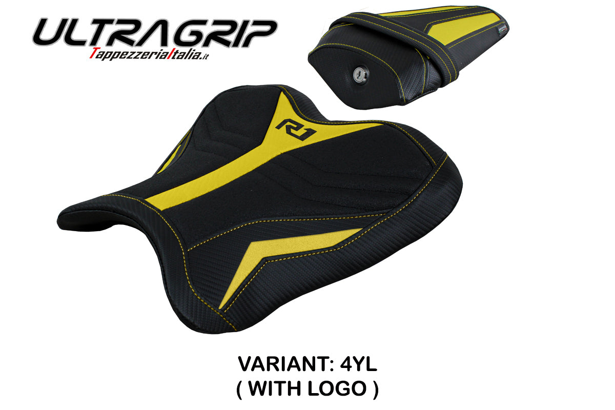 Yamaha YZF R1 2015-2025 Seat Cover Tappezzeria Italia Ultragrip in Yellow