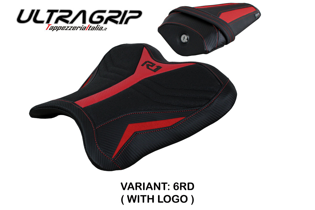Yamaha YZF R1 2015-2025 Seat Cover Tappezzeria Italia Ultragrip in Red