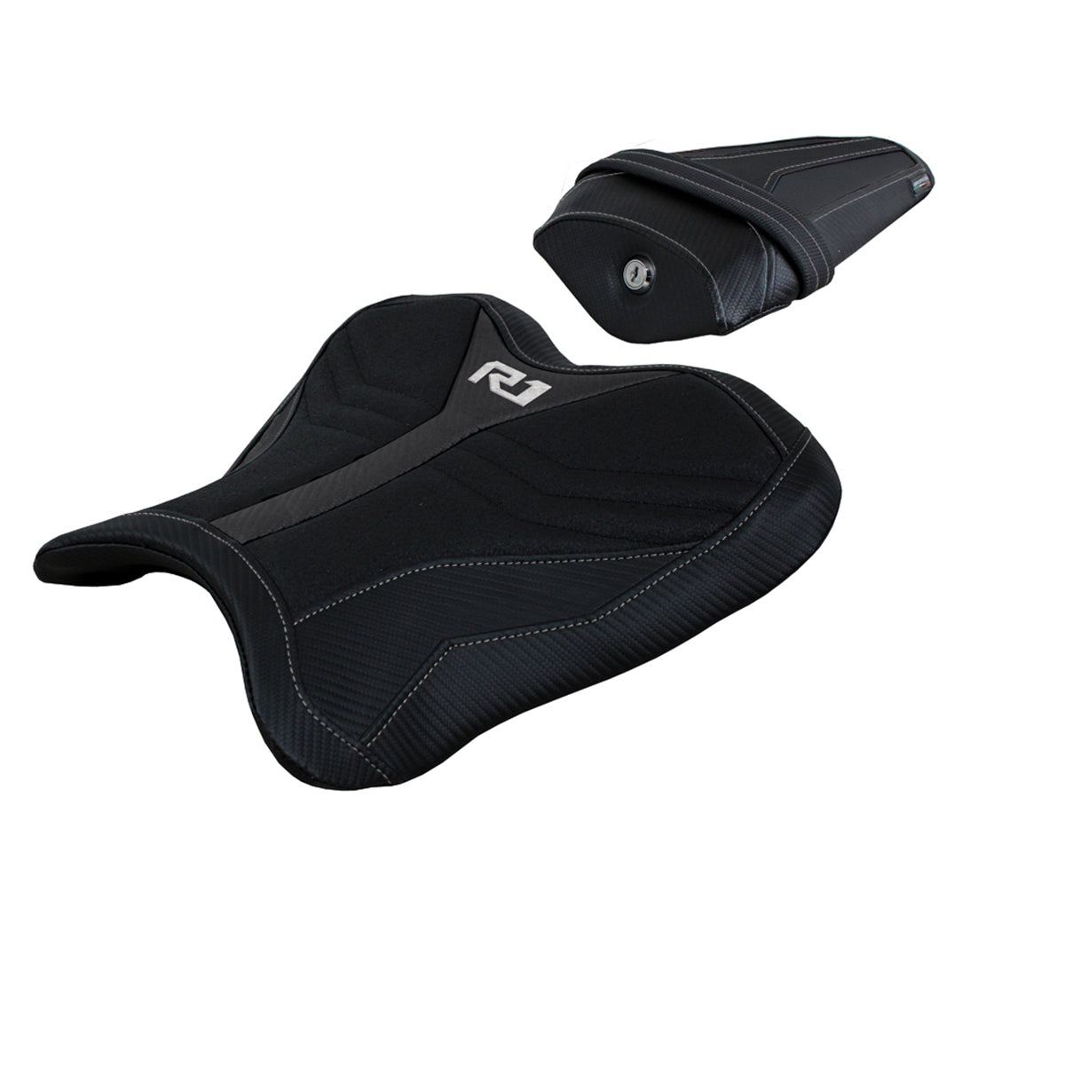 Yamaha YZF R1 2015-2025 Seat Cover Tappezzeria Italia Ultragrip in Black