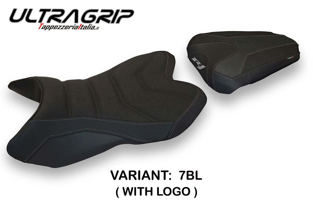Yamaha YZF R1 2007-2008 Seat Cover Tappezzeria Italia Ultragrip in Black