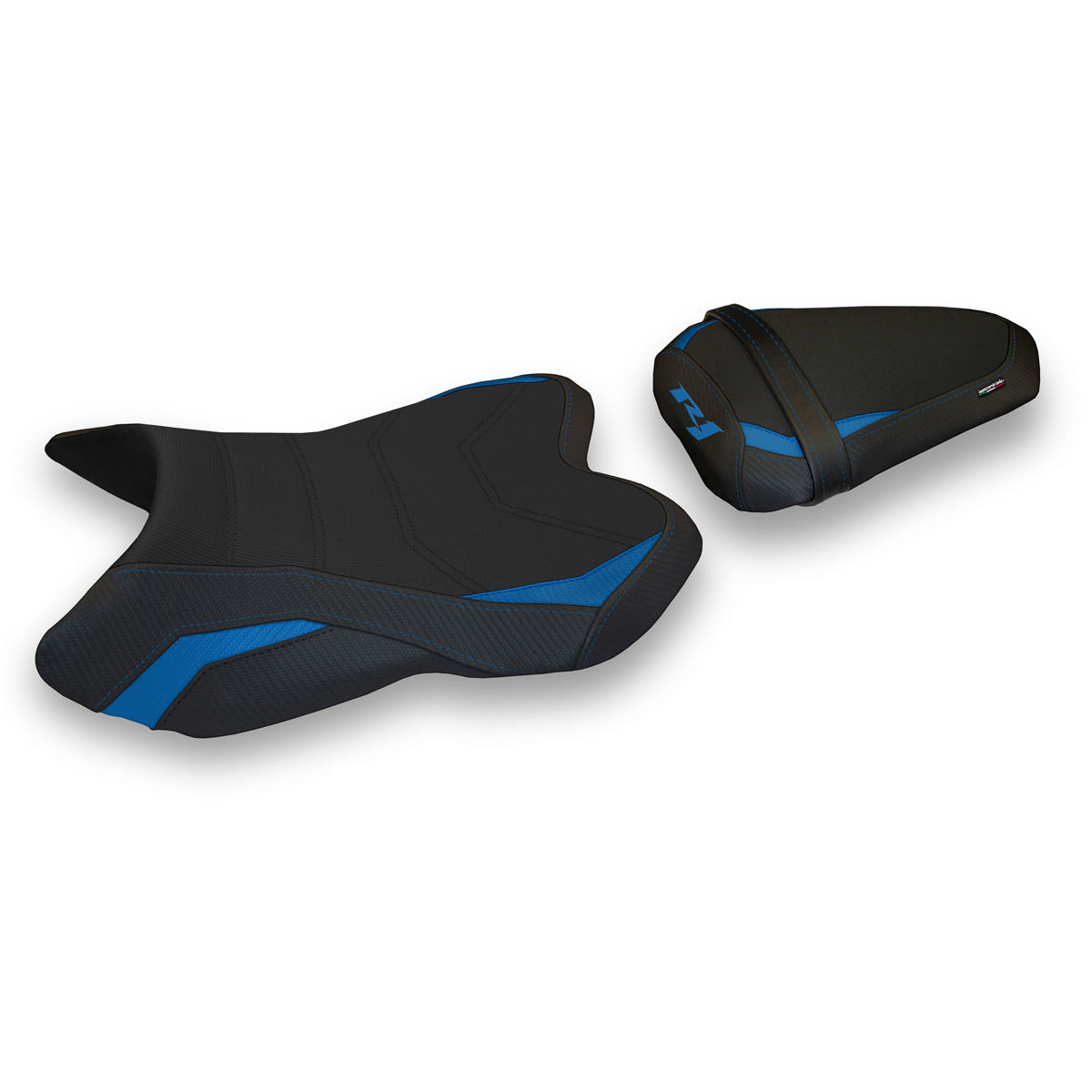 Yamaha YZF R1 2007-2008 Seat Cover Tappezzeria Italia Comfort in Blue and Black