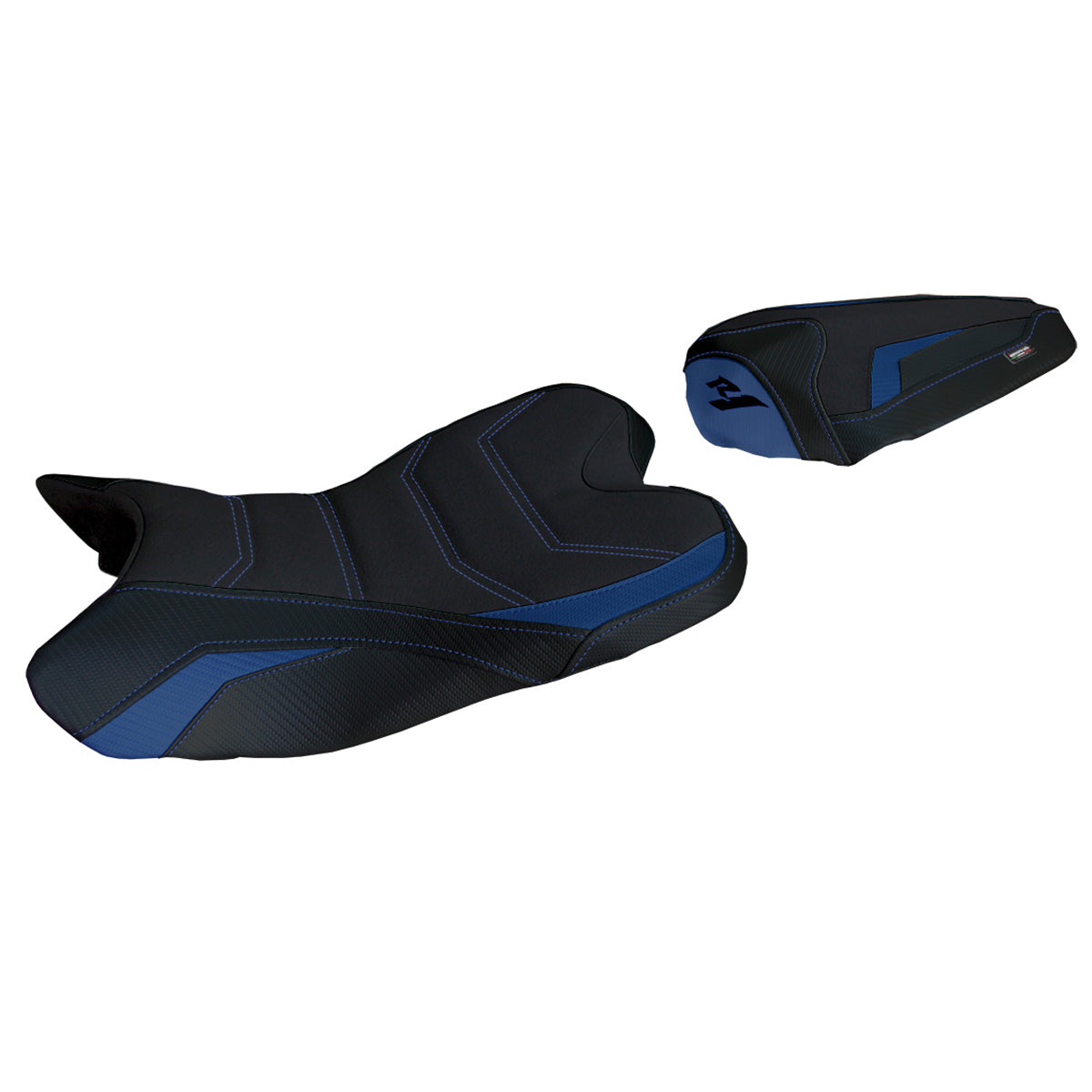 Yamaha YZF R1 2009-2014 Seat Cover Tappezzeria Italia Ultragrip in Blue