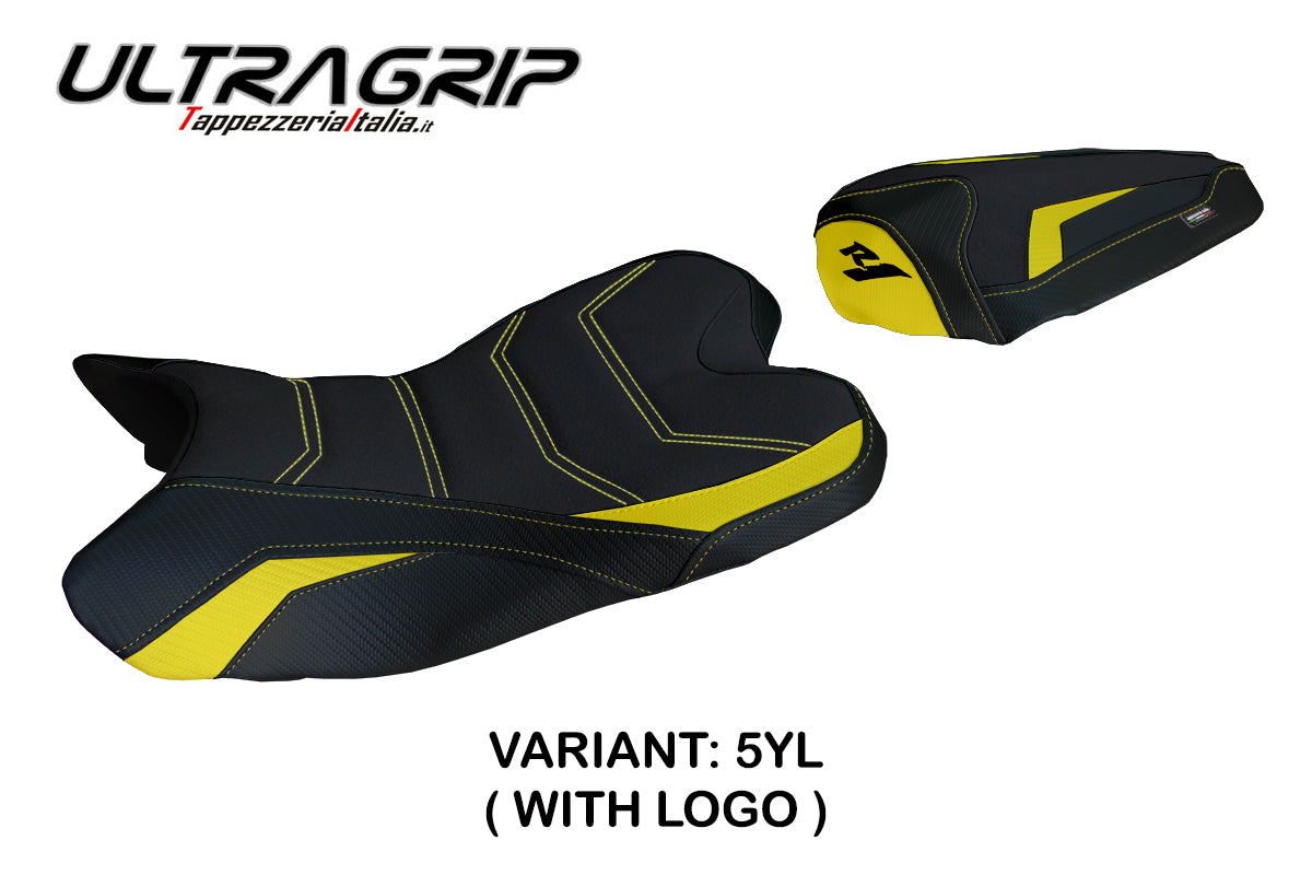 Yamaha YZF R1 2009-2014 Seat Cover Tappezzeria Italia Ultragrip in Yellow