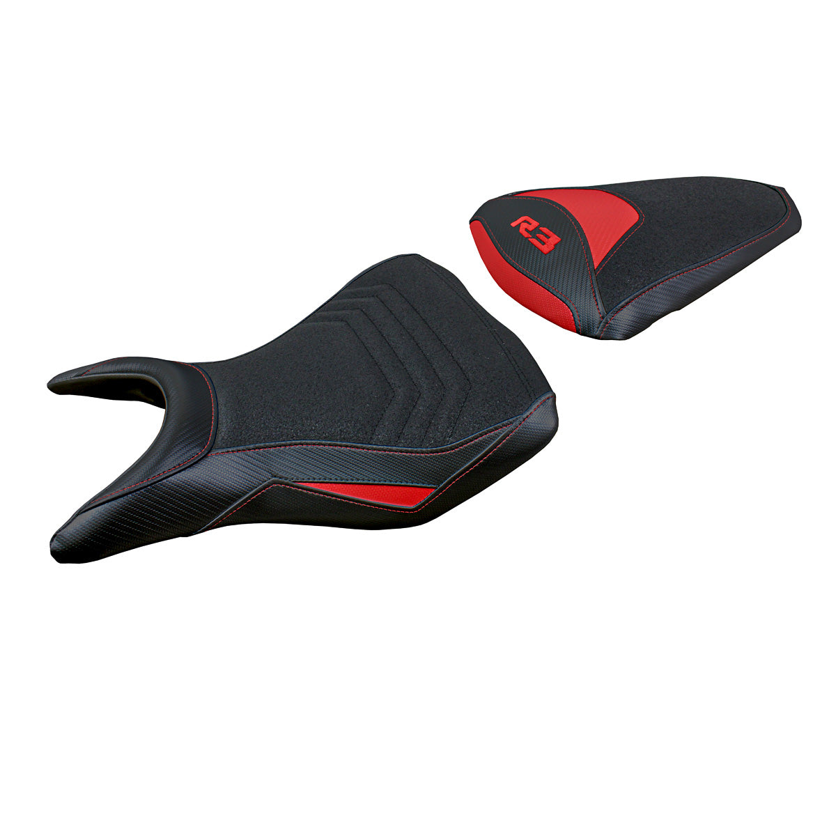 Yamaha YZF R3 2015-2024 Seat Cover Tappezzeria Italia Ultragrip in Red