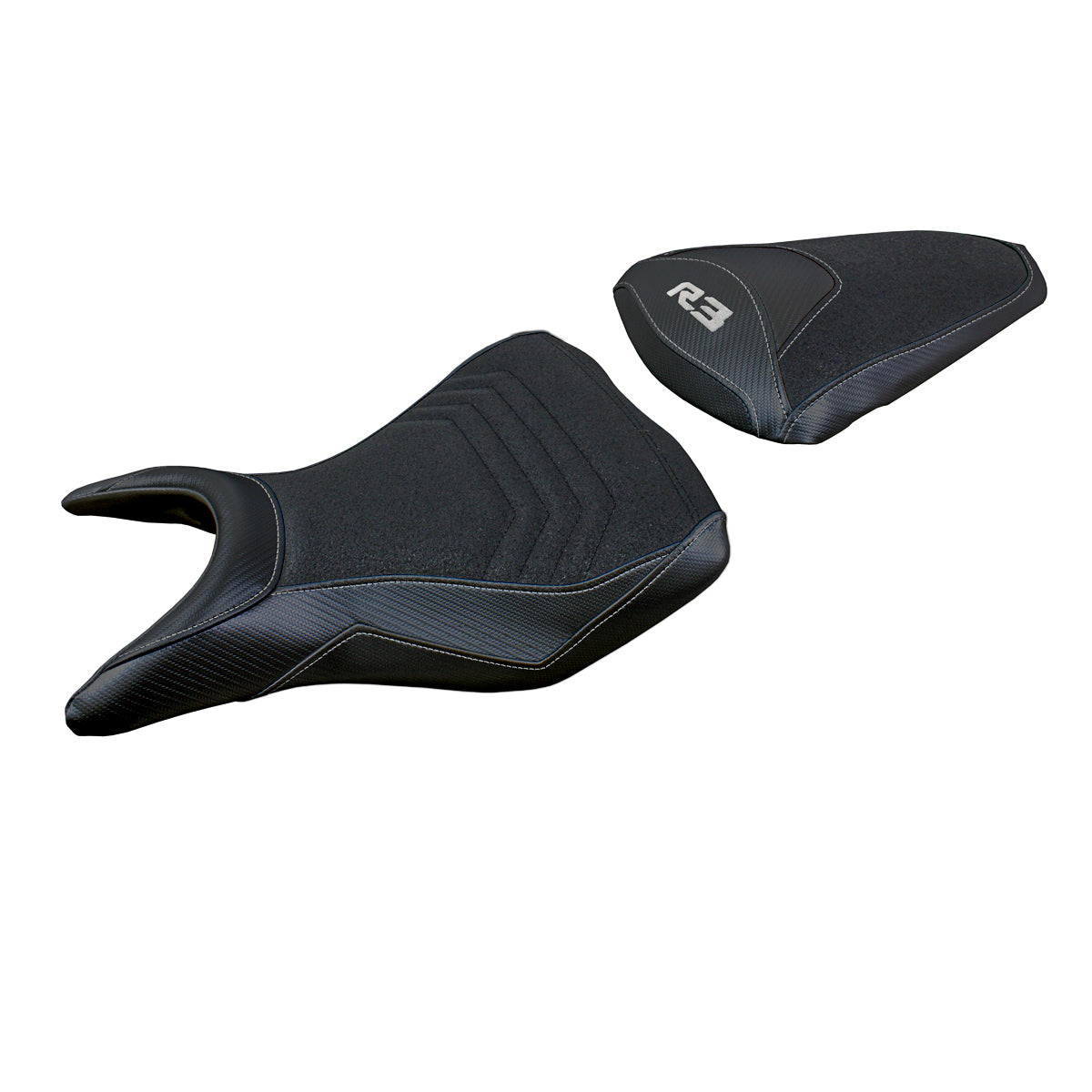 Yamaha YZF R3 2015-2024 Seat Cover Tappezzeria Italia Ultragrip in Black