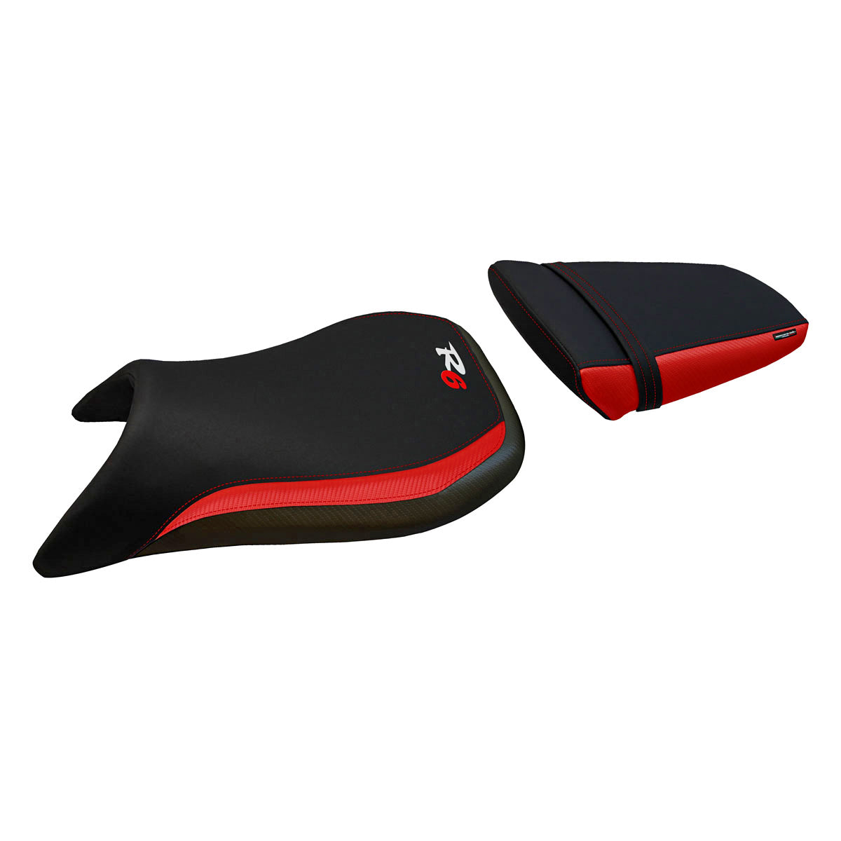 Yamaha YZF R6 2003-2005 Seat Cover Tappezzeria Italia in Red and Black