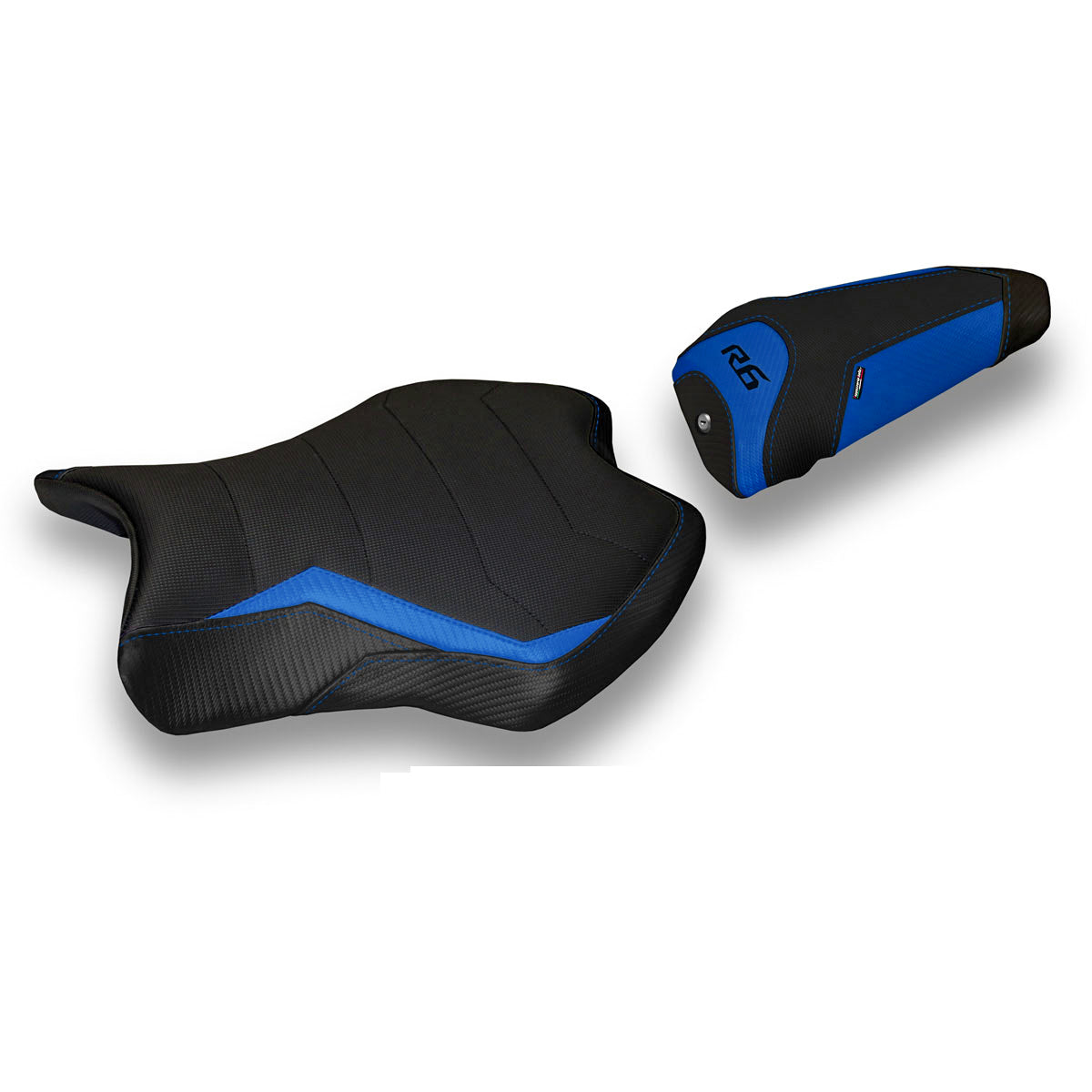 Yamaha YZF R6 2017-2025 Seat Cover Tappezzeria Italia Comfort in Blue