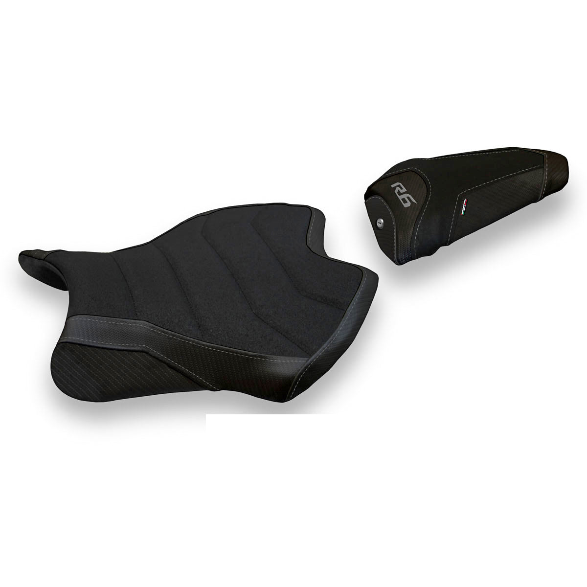 Yamaha YZF R6 2017-2025 Seat Cover Tappezzeria Italia Ultragrip in Black