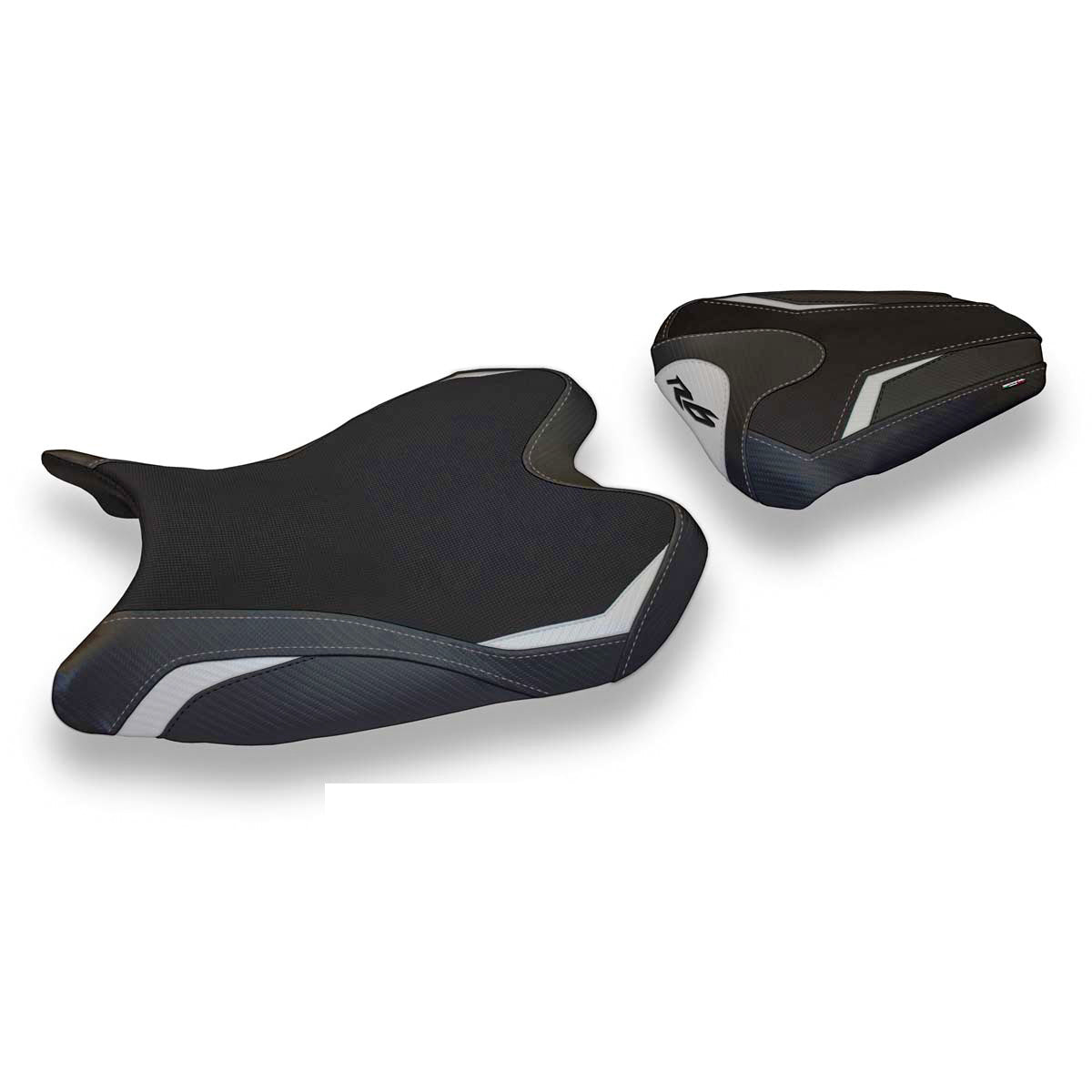 Yamaha YZF R6 2008-2016 Seat Cover Tappezzeria Italia in Silver and Black