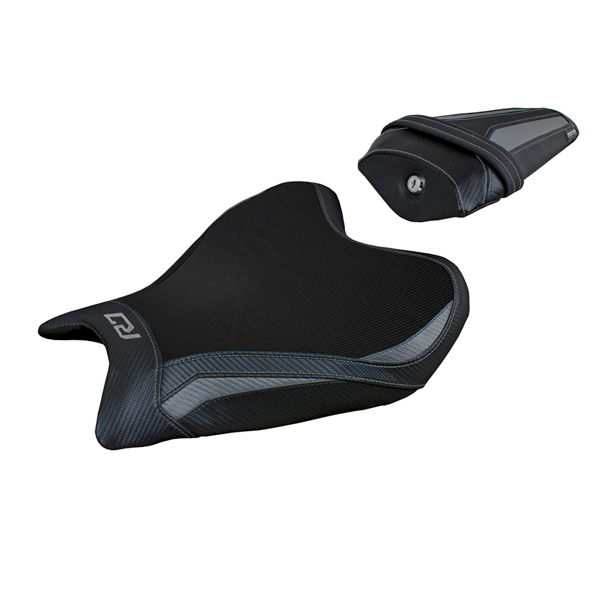 Yamaha YZF R7 2021-2025 Seat Cover Tappezzeria Italia in Grey and Black