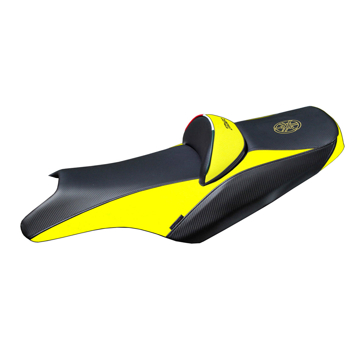 Yamaha T-Max 2008-2016 Seat Cover Tappezzeria Italia in Yellow and Black
