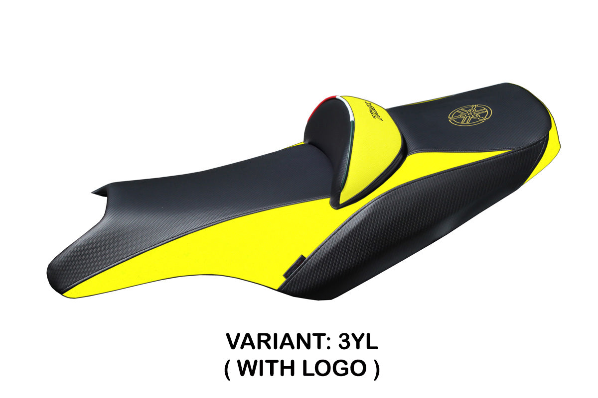Yamaha T-Max 2008-2016 Seat Cover Tappezzeria Italia in Yellow and Black