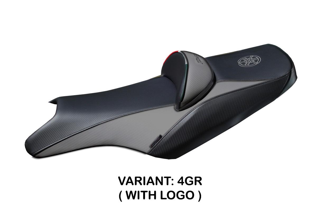 Yamaha T-Max 2008-2016 Seat Cover Tappezzeria Italia in Grey and Black