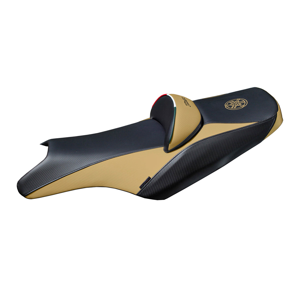 Yamaha T-Max 2008-2016 Seat Cover Tappezzeria Italia in Gold and Black