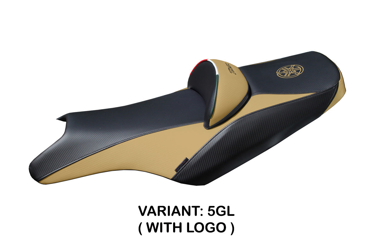 Yamaha T-Max 2008-2016 Seat Cover Tappezzeria Italia in Gold and Black